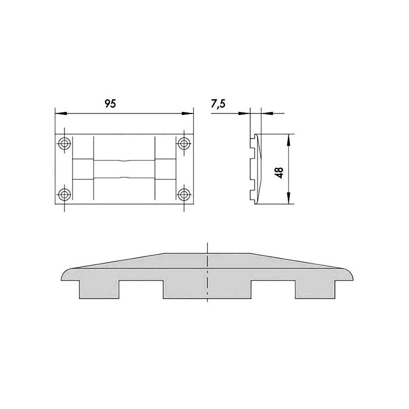 Contropiastra Serrature 06287-14-0 Cisa