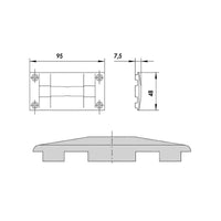 Contropiastra Serrature 06287-14-0 Cisa