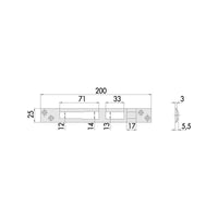 Contropiastra Serrature 06462-01-0 Cisa