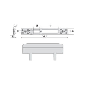 Contropiastra Serrature 06463-57-0 Cisa