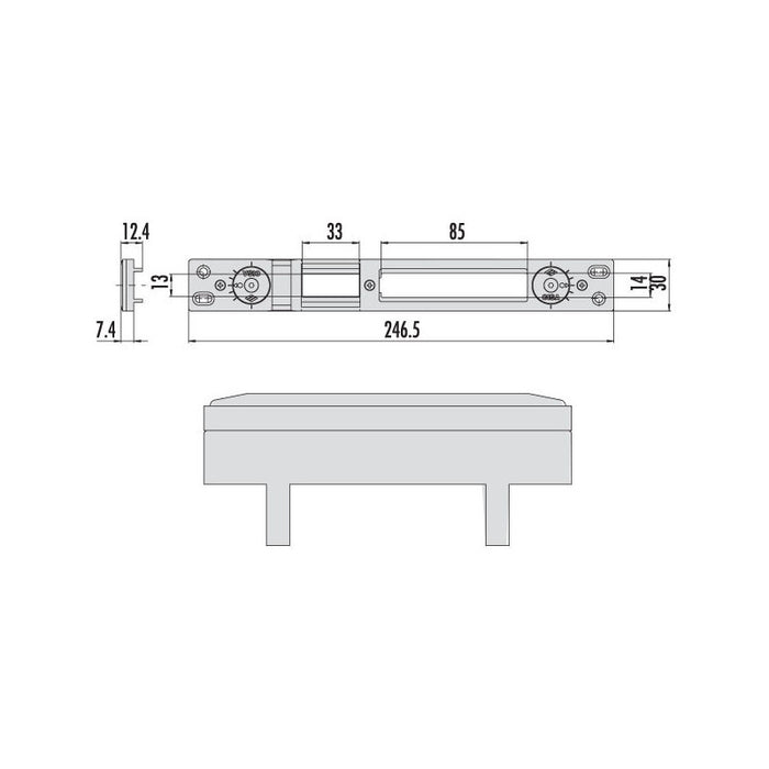 Contropiastra Serrature 06463-57-0 Cisa