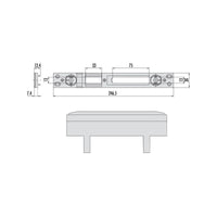 Contropiastra Serrature 06463-67-0 Cisa