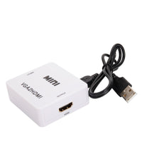 Convertitore Adattatore Mini Vga A Hdmi Full Hd Video 1080p Audio Per Pc Laptop         