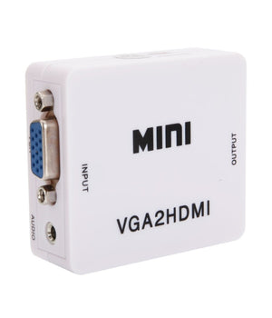 Convertitore Adattatore Mini Vga A Hdmi Full Hd Video 1080p Audio Per Pc Laptop         
