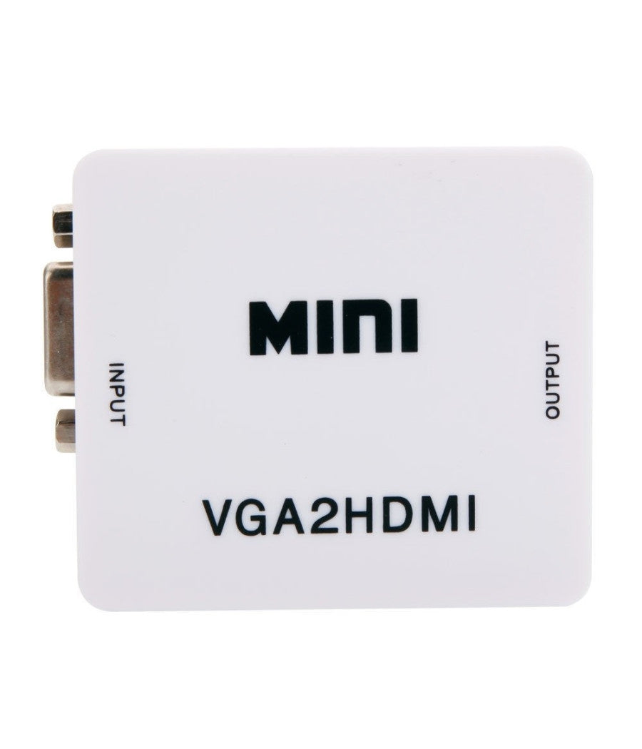 Convertitore Adattatore Mini Vga A Hdmi Full Hd Video 1080p Audio Per Pc Laptop         