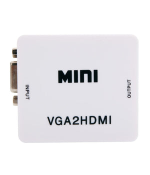 Convertitore Adattatore Mini Vga A Hdmi Full Hd Video 1080p Audio Per Pc Laptop         