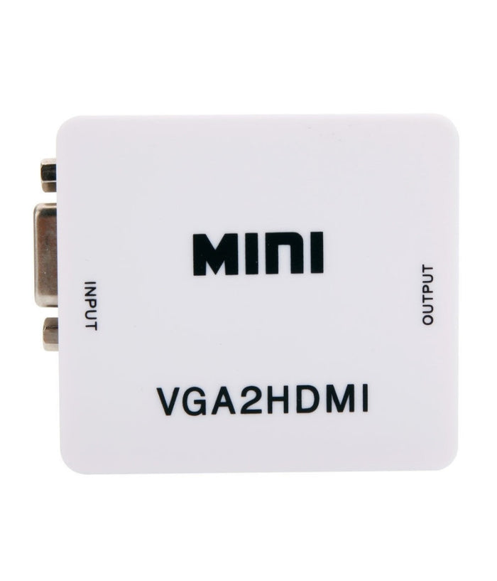 Convertitore Adattatore Mini Vga A Hdmi Full Hd Video 1080p Audio Per Pc Laptop         