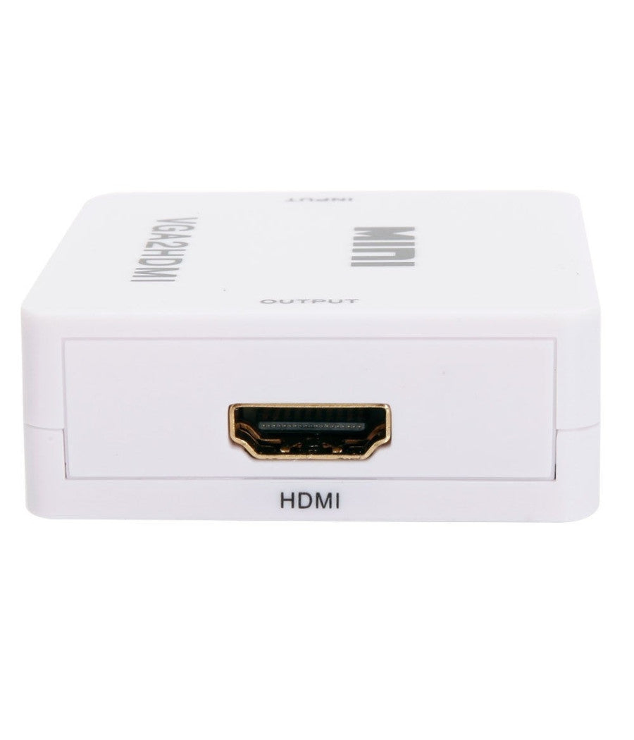 Convertitore Adattatore Mini Vga A Hdmi Full Hd Video 1080p Audio Per Pc Laptop         