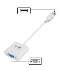 Convertitore Adattatore Video Da Usb 3.0 Maschio A Vga Femmina 1080p U3-vga263         