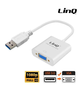 Convertitore Adattatore Video Da Usb 3.0 Maschio A Vga Femmina 1080p U3-vga263         