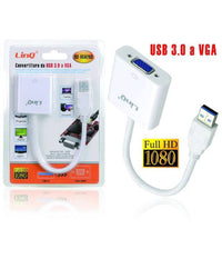 Convertitore Adattatore Video Da Usb 3.0 Maschio A Vga Femmina 1080p U3-vga263         
