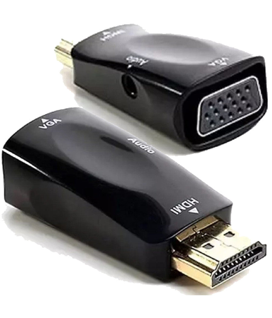 Convertitore Adattatore Video Hdmi A Uscita Vga Interfaccia Cavo Audio Q-t122         