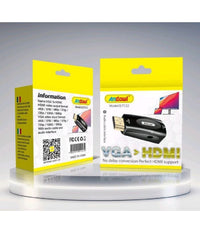 Convertitore Adattatore Video Hdmi A Uscita Vga Interfaccia Cavo Audio Q-t122         