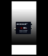 Convertitore Unidirezionale Audio Da Digitale Coassiale A Analogico L/r Maxtech Dk-201         