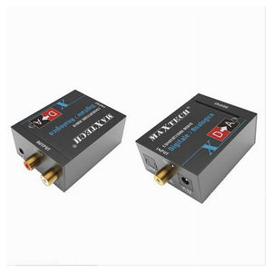 Convertitore Unidirezionale Audio Da Digitale Coassiale A Analogico L/r Maxtech Dk-201         