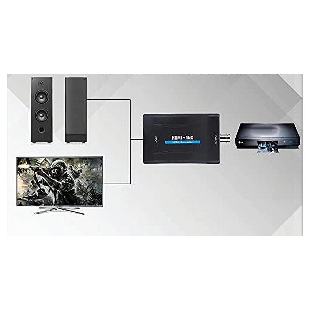 Convertitore Video Da Hdmi A Bnc Adattatore Segnale Audio Pal/ntsc 480p Chdmi-bn         