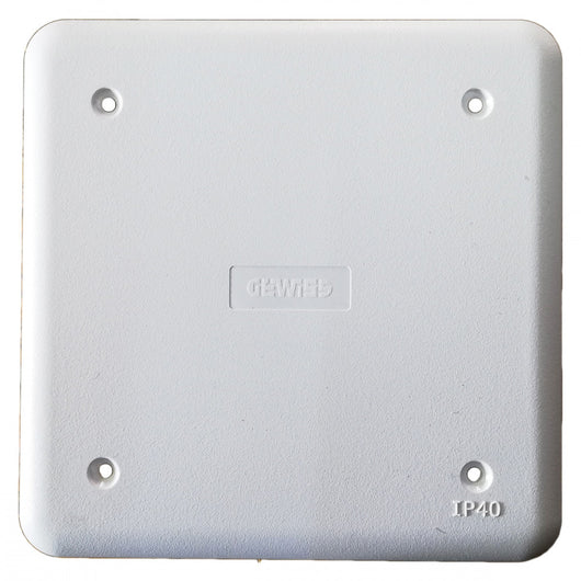 Coperchio bianco copriscatola per scatola gewiss, scegli se  160x130mm