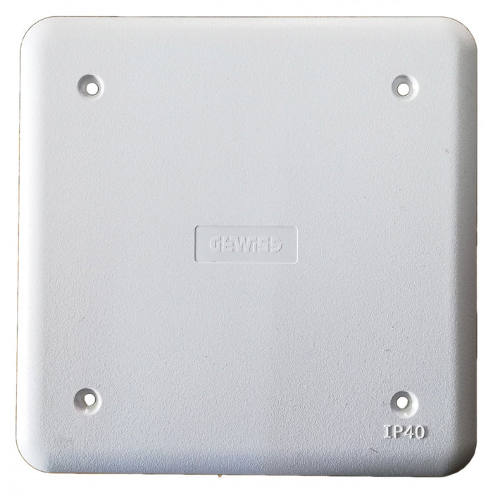 Coperchio bianco copriscatola per scatola gewiss, scegli se  152x98mm