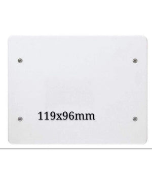 Coperchio Di Ricambio Con Viti Per Cassetta Derivazione 119x96mm Mis.2/3 Fg10312         