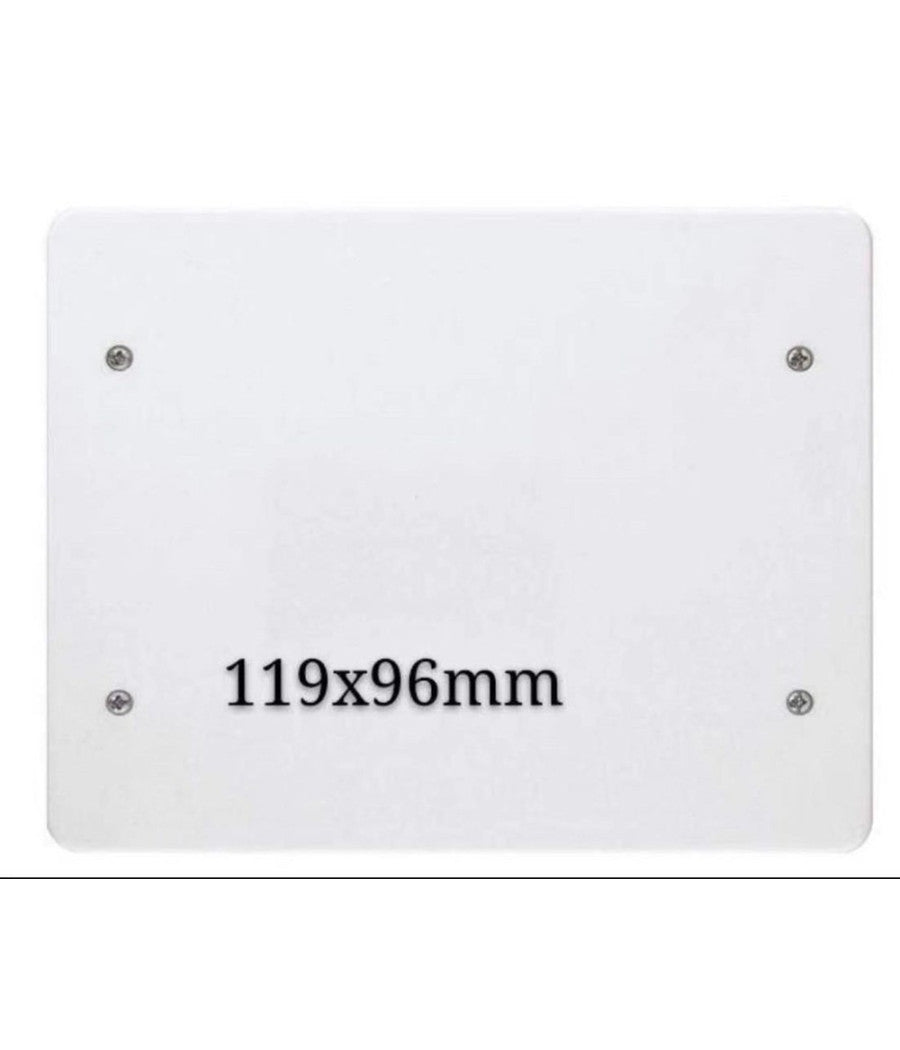 Coperchio Di Ricambio Con Viti Per Cassetta Derivazione 119x96mm Mis.2/3 Fg10312         