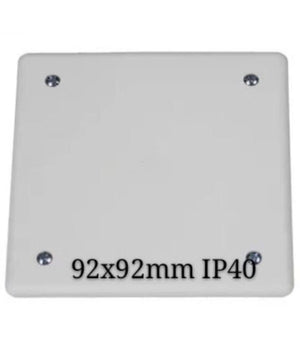 Coperchio Di Ricambio Con Viti Per Cassetta Derivazione 92x92mm Misura 1 Fg10311         