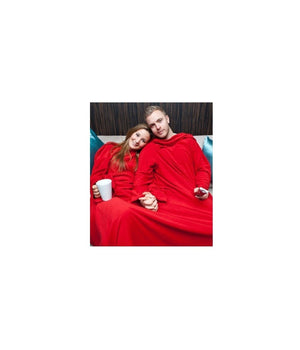 Coperta Con Maniche Plaid Caldo Inverno Unisex Uomo Donna Soffice Casa         