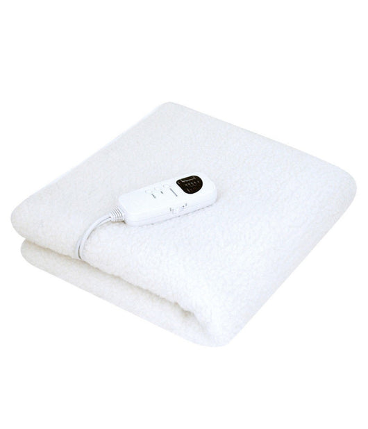 Coperta Elettrica Termica Letto Singolo In Lana Coprimaterasso Scaldaletto 60w         