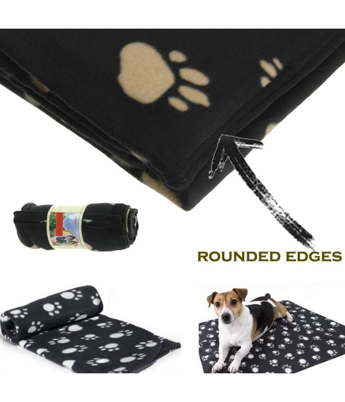 Coperta Plaid In Pile Copri Divano O Coprisedile Per Cani E Gatti Paw 90 X 120         