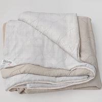 Coperta in Fibra di Carbonio | Morbida, Antistress Double Face, Vellutata per Divano o Letto Singolo | 140 x 200 cm