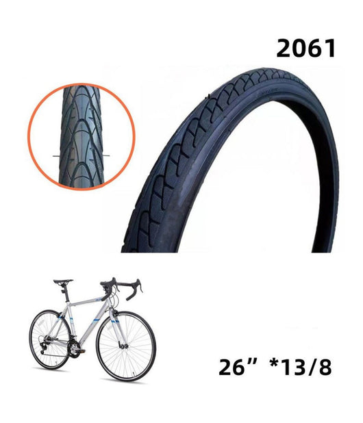 Copertone Copertura Ruota Pneumatico Per Gomme Bicicletta Bici 26" X 1 3/8 2061         