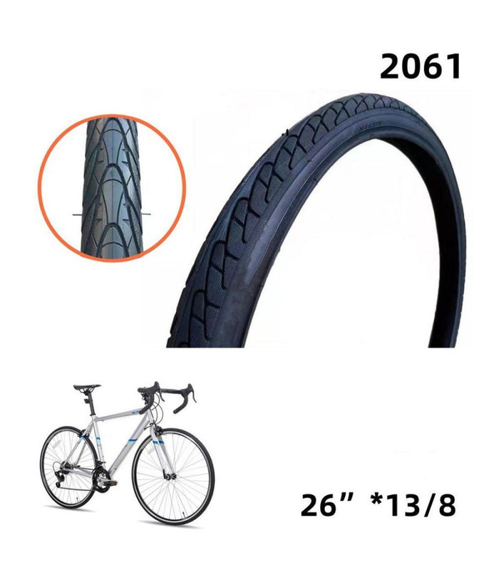 Copertone Copertura Ruota Pneumatico Per Gomme Bicicletta Bici 26" X 1 3/8 2061         