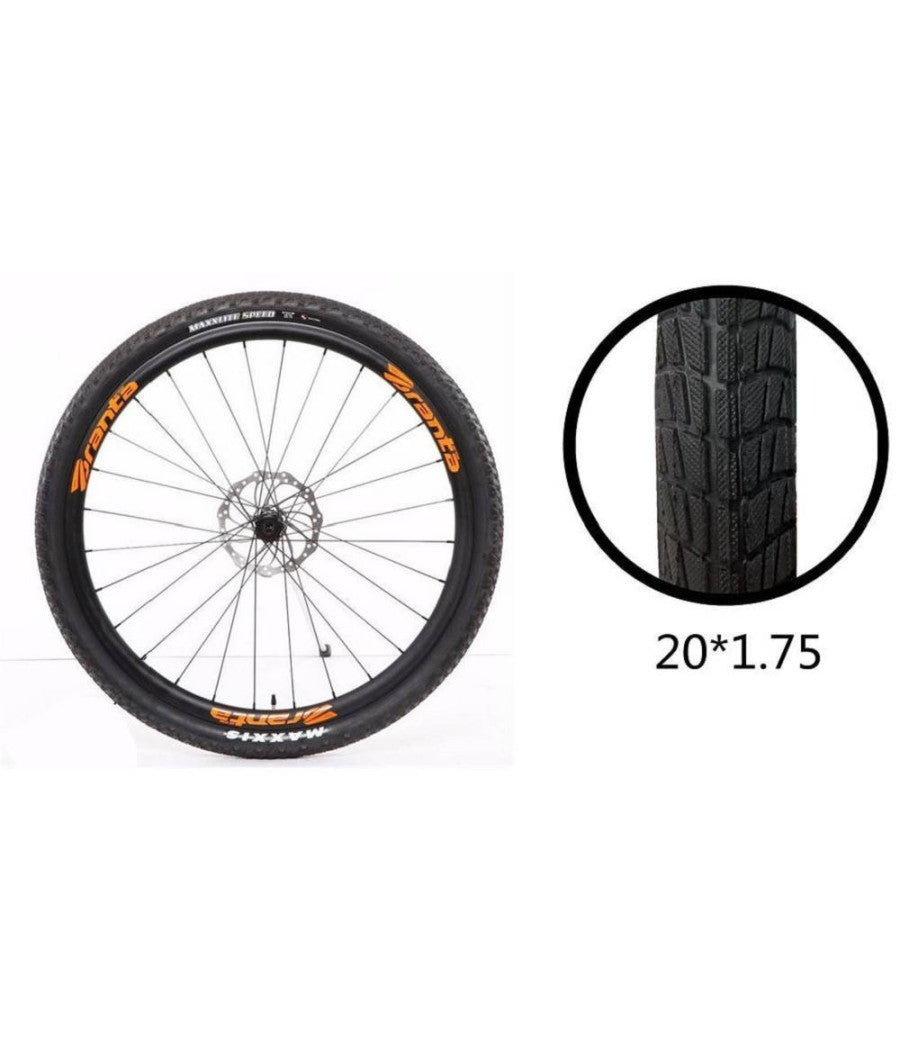 Copertone Ruota Pneumatico Gomme Per Bici Bicicletta Mtb Bike 20 à— 1.75 Zx-8102         