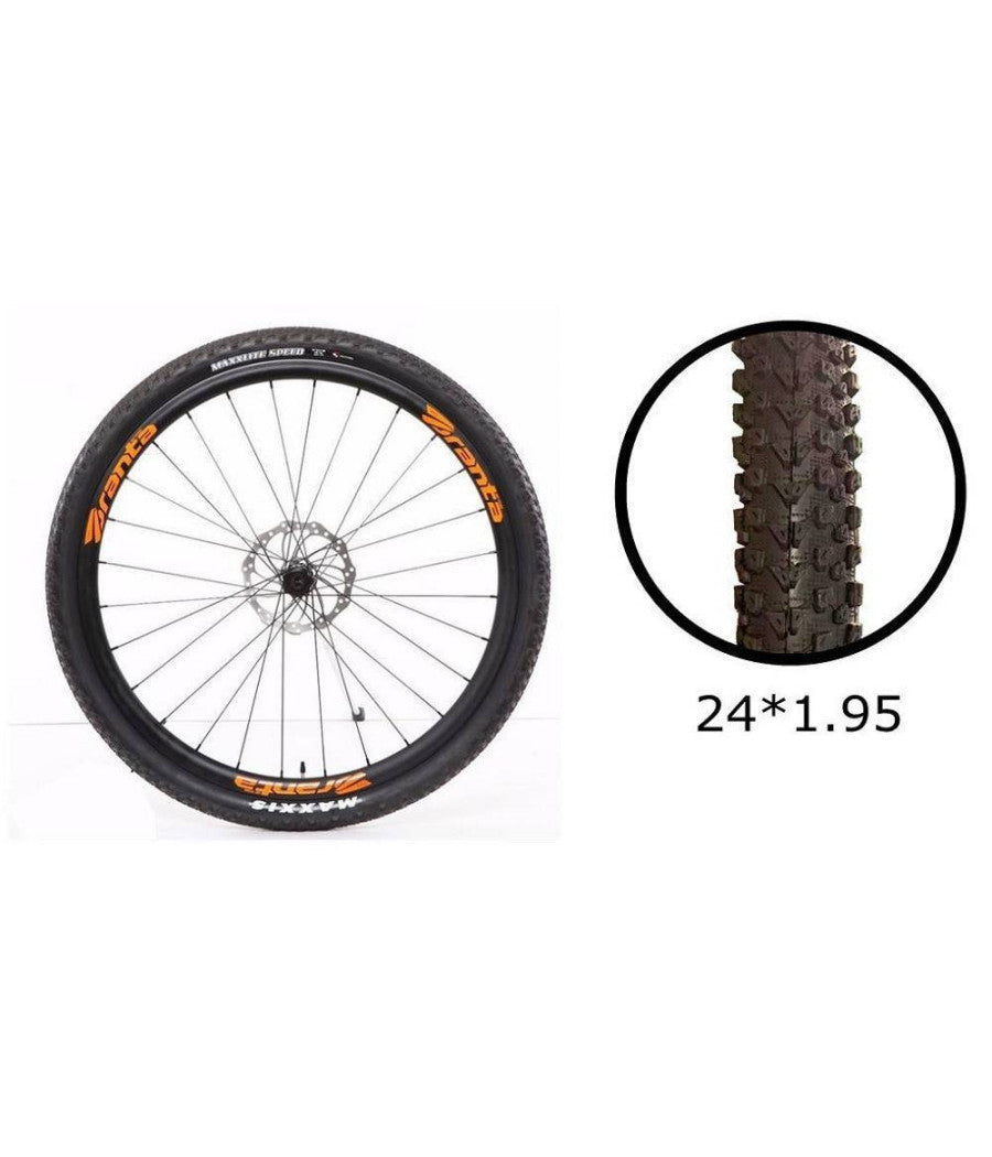 Copertone Ruota Pneumatico Gomme Per Bici Bicicletta Mtb Bike 24 à— 1.95 Zx-8105         