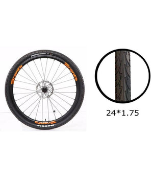 Copertone Ruota Pneumatico Gomme Per Bici Bicicletta Mtb Bike 24à—1.75 Zx-8104         