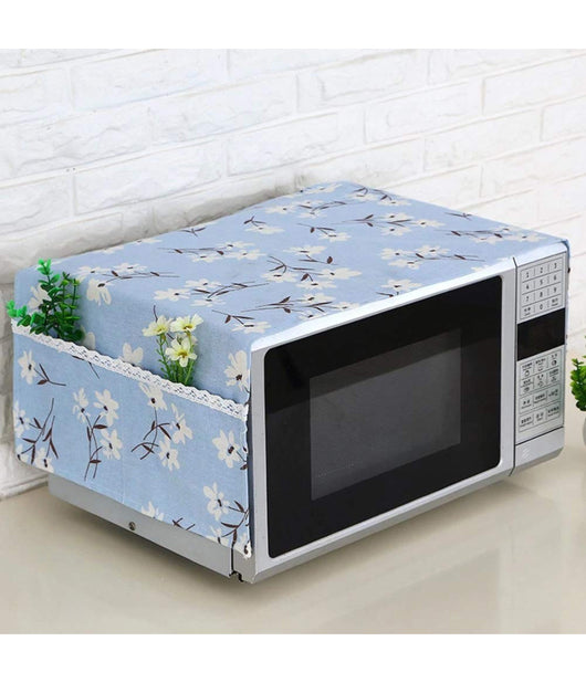 Copertura Antipolvere Forno Microonde Tasca Portaoggetti 85x35cm Tessuto Telo         