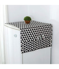 Copertura Antipolvere Frigorifero Tasca 55x130cm Frigo Tessuto Telo Lavatrice         