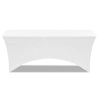 IDMarket - Copertura bianche per tavolo pieghevole 180 cm