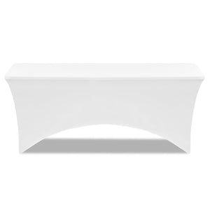 IDMarket - Copertura bianche per tavolo pieghevole 180 cm