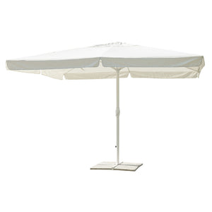 Copertura di ricambio MOIA per ombrellone quadrato da 4x4 mt con fusto bianco contract