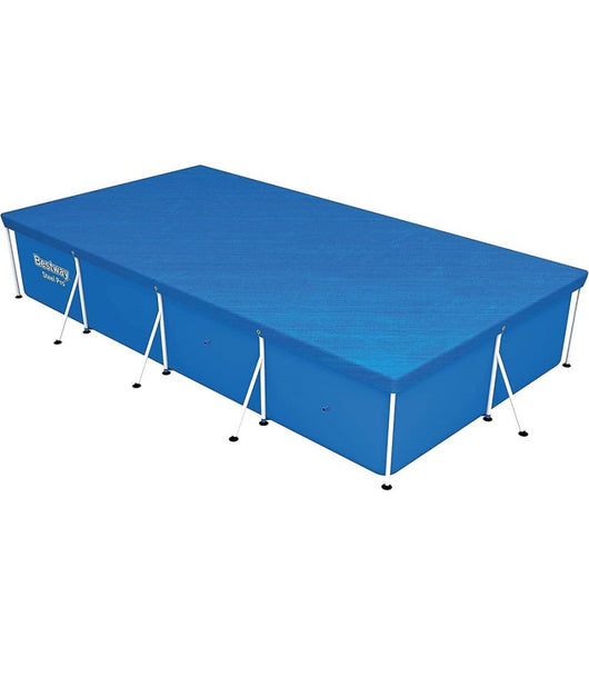 Trade Shop - Copertura Per Piscina Steel Pro Telo Copripiscina Rettangolare 400x211x81cm 58107 -