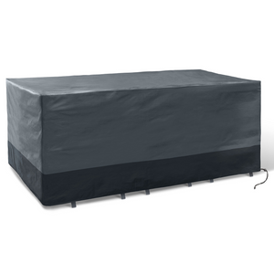 IDMarket - Copertura per tavolo da giardino rettangolare da esterno 250 x 200 x 74 cm