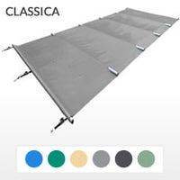 Copertura barre 4 stagioni CLASSICA 580gmq-piscina RETTANGOLARE 11x5m