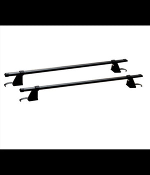 Trade Shop - Coppia Barre Portatutto Portapacchi Per Auto Universali In Alluminio Da 120 Cm -