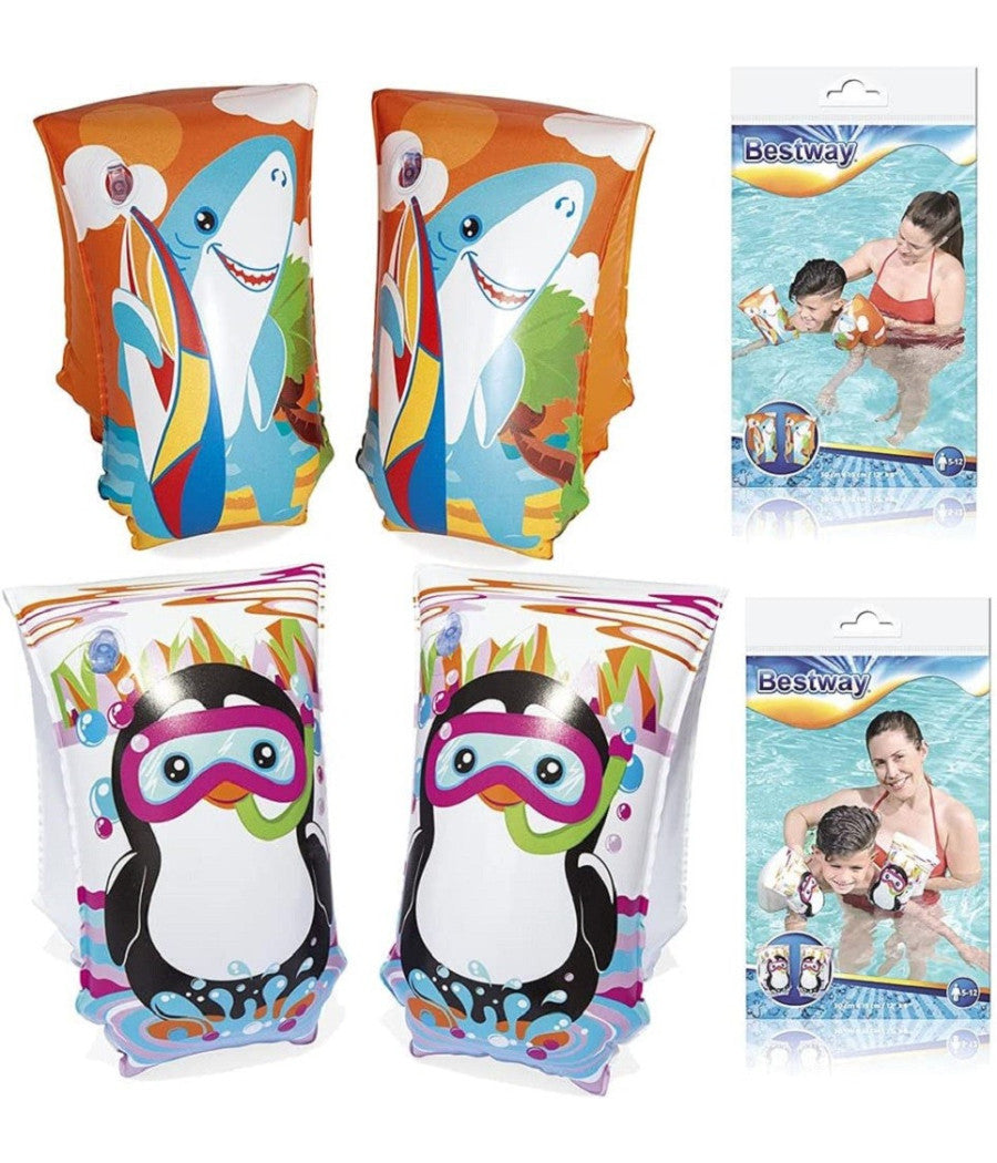 Coppia Braccioli 30x15cm Aquatic Life Per Bambini 5-12 Anni 2 Assortiti 32102         