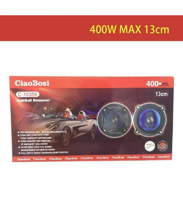 Coppia Casse Altoparlanti Speaker Tweeter Auto C-10356 13cm 400w Max         