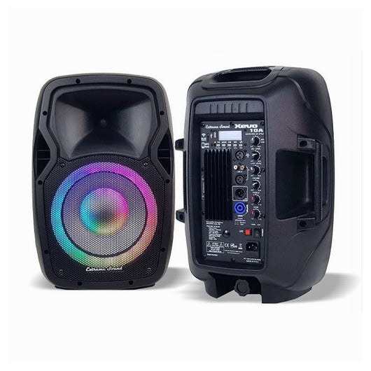 Coppia Casse Audio Amplificate 2000w Extreme Sound 12" Bluetooth Usb Rgb Xevo-12         