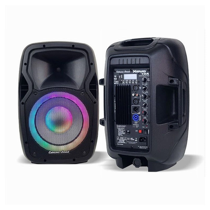 Coppia Casse Audio Amplificate 2000w Extreme Sound 12" Bluetooth Usb Rgb Xevo-12         