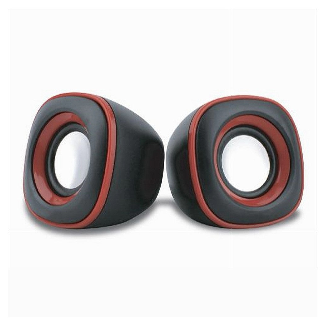 Coppia Casse Speaker Wired 10w Altoparlanti Maxtech Ca-ss006 Pc Attacco Usb Aux         