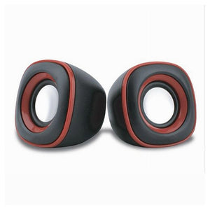 Coppia Casse Speaker Wired 10w Altoparlanti Maxtech Ca-ss006 Pc Attacco Usb Aux         