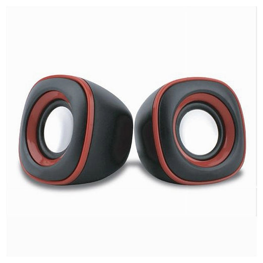 Coppia Casse Speaker Wired 10w Altoparlanti Maxtech Ca-ss006 Pc Attacco Usb Aux         